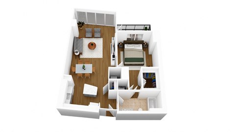 bedroom floor plan  the residences at city center apartments